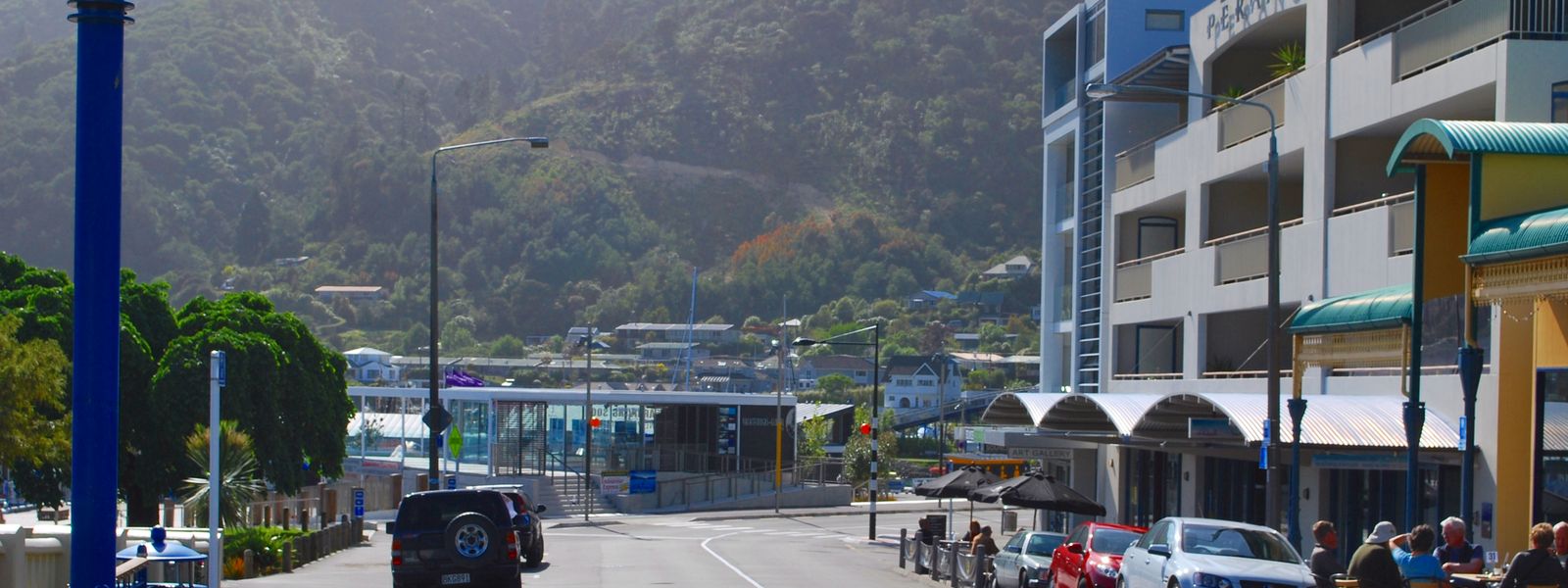 London Quay on the Picton waterfront.